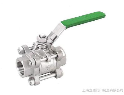 球閥、不銹鋼球閥、三片式內螺紋/承插球閥、廠家直銷圖片_高清圖_細節圖-上海立盾閥門制造 -